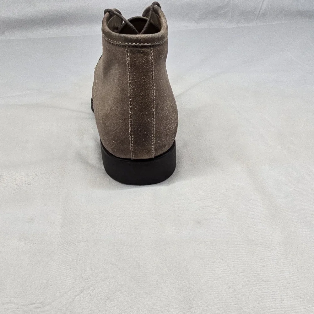 Di Bianco Suede Chukka Boots Men Size 8.5 Made In Italy Brown‎